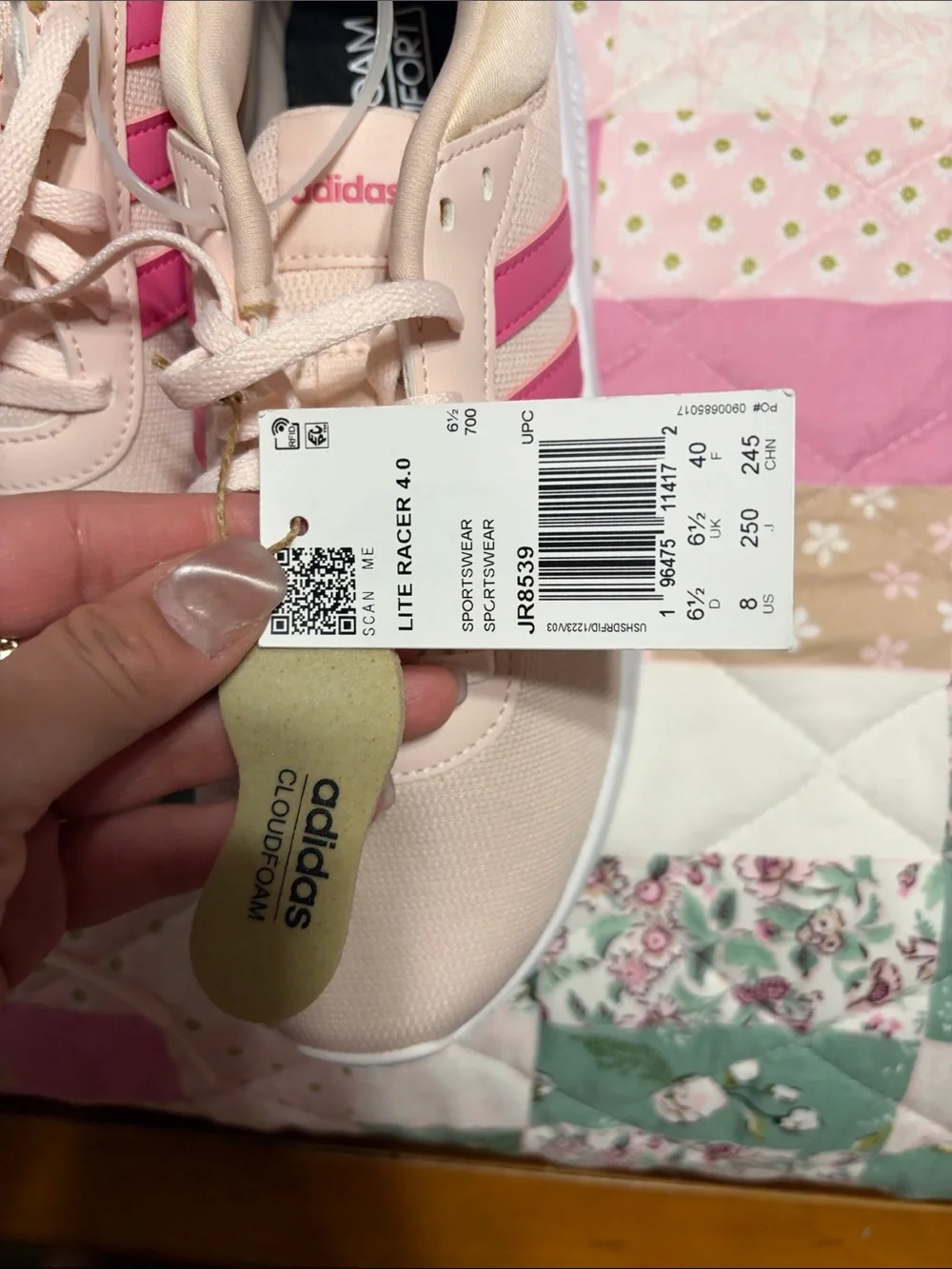 adidas Pink and Light Pink Women's Athletic Sneakers